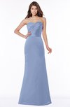 ColsBM Cara Freesia Modest A-line Sleeveless Half Backless Floor Length Ruching Bridesmaid Dresses