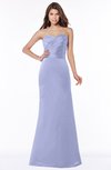 ColsBM Cara Lavender Modest A-line Sleeveless Half Backless Floor Length Ruching Bridesmaid Dresses