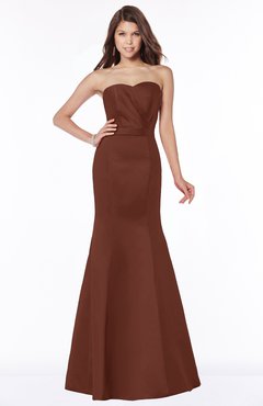 ColsBM Baylee Ketchup Mature Mermaid Sweetheart Zip up Ruching Bridesmaid Dresses