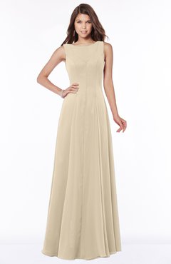 ColsBM Anika Novelle Peach Modest A-line Scoop Sleeveless Zip up Chiffon Bridesmaid Dresses