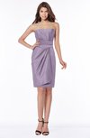 ColsBM Giana Mauve Luxury Sheath Sleeveless Zip up Satin Ruching Bridesmaid Dresses