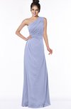 ColsBM Daniela Blue Heron Glamorous A-line Sleeveless Zip up Chiffon Ruching Bridesmaid Dresses