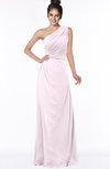 ColsBM Daniela Blush Glamorous A-line Sleeveless Zip up Chiffon Ruching Bridesmaid Dresses