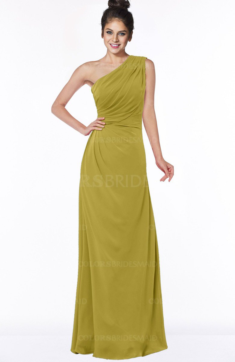 ColsBM Daniela Golden Olive Bridesmaid Dresses - ColorsBridesmaid