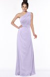 ColsBM Daniela Light Purple Glamorous A-line Sleeveless Zip up Chiffon Ruching Bridesmaid Dresses