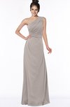 ColsBM Daniela Mushroom Glamorous A-line Sleeveless Zip up Chiffon Ruching Bridesmaid Dresses