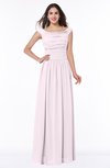 ColsBM Lillian Blush Gorgeous A-line Short Sleeve Zip up Chiffon Floor Length Bridesmaid Dresses