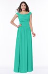 ColsBM Lillian Ceramic Gorgeous A-line Short Sleeve Zip up Chiffon Floor Length Bridesmaid Dresses
