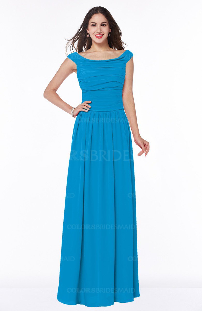 ColsBM Lillian Cornflower Blue Bridesmaid Dresses - ColorsBridesmaid