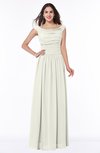 ColsBM Lillian Cream Gorgeous A-line Short Sleeve Zip up Chiffon Floor Length Bridesmaid Dresses