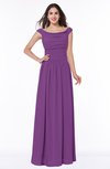 ColsBM Lillian Dahlia Gorgeous A-line Short Sleeve Zip up Chiffon Floor Length Bridesmaid Dresses