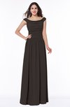 ColsBM Lillian Java Gorgeous A-line Short Sleeve Zip up Chiffon Floor Length Bridesmaid Dresses