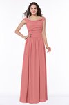ColsBM Lillian Lantana Gorgeous A-line Short Sleeve Zip up Chiffon Floor Length Bridesmaid Dresses