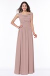 ColsBM Lillian Nectar Pink Gorgeous A-line Short Sleeve Zip up Chiffon Floor Length Bridesmaid Dresses