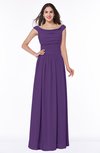 ColsBM Lillian Pansy Gorgeous A-line Short Sleeve Zip up Chiffon Floor Length Bridesmaid Dresses