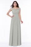 ColsBM Lillian Platinum Gorgeous A-line Short Sleeve Zip up Chiffon Floor Length Bridesmaid Dresses