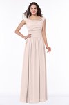 ColsBM Lillian Silver Peony Gorgeous A-line Short Sleeve Zip up Chiffon Floor Length Bridesmaid Dresses