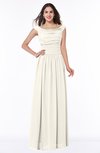 ColsBM Lillian Whisper White Gorgeous A-line Short Sleeve Zip up Chiffon Floor Length Bridesmaid Dresses