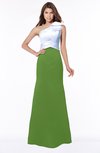 ColsBM Ariella Clover Modest Fishtail One Shoulder Sleeveless Satin Sweep Train Bridesmaid Dresses