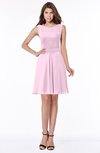 ColsBM Maisie Baby Pink Plain A-line Sleeveless Chiffon Plainness Bridesmaid Dresses