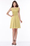 ColsBM Maisie New Wheat Plain A-line Sleeveless Chiffon Plainness Bridesmaid Dresses