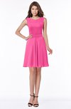 ColsBM Maisie Rose Pink Plain A-line Sleeveless Chiffon Plainness Bridesmaid Dresses