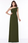 ColsBM Eliana Beech Glamorous A-line Short Sleeve Zip up Chiffon Floor Length Bridesmaid Dresses