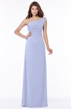 ColsBM Eliana Blue Heron Glamorous A-line Short Sleeve Zip up Chiffon Floor Length Bridesmaid Dresses