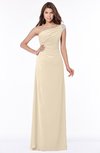 ColsBM Eliana Champagne Glamorous A-line Short Sleeve Zip up Chiffon Floor Length Bridesmaid Dresses