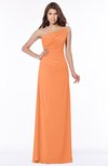 ColsBM Eliana Mango Glamorous A-line Short Sleeve Zip up Chiffon Floor Length Bridesmaid Dresses