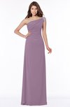 ColsBM Eliana Mauve Glamorous A-line Short Sleeve Zip up Chiffon Floor Length Bridesmaid Dresses