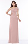 ColsBM Eliana Nectar Pink Glamorous A-line Short Sleeve Zip up Chiffon Floor Length Bridesmaid Dresses