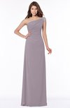 ColsBM Eliana Sea Fog Glamorous A-line Short Sleeve Zip up Chiffon Floor Length Bridesmaid Dresses