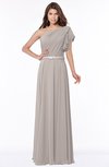 ColsBM Alexia Fawn Modest A-line Zip up Chiffon Floor Length Ruching Bridesmaid Dresses