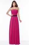 ColsBM Jaliyah Beetroot Purple Mature A-line Strapless Zip up Chiffon Bridesmaid Dresses