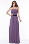 ColsBM Jaliyah Eggplant Mature A-line Strapless Zip up Chiffon Bridesmaid Dresses