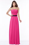 ColsBM Jaliyah Fandango Pink Mature A-line Strapless Zip up Chiffon Bridesmaid Dresses