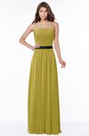 ColsBM Jaliyah Golden Olive Mature A-line Strapless Zip up Chiffon Bridesmaid Dresses