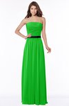 ColsBM Jaliyah Jasmine Green Mature A-line Strapless Zip up Chiffon Bridesmaid Dresses
