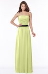 ColsBM Jaliyah Lime Green Mature A-line Strapless Zip up Chiffon Bridesmaid Dresses