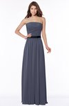 ColsBM Jaliyah Nightshadow Blue Mature A-line Strapless Zip up Chiffon Bridesmaid Dresses