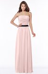 ColsBM Jaliyah Pastel Pink Mature A-line Strapless Zip up Chiffon Bridesmaid Dresses