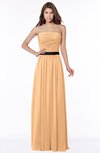 ColsBM Jaliyah Salmon Buff Mature A-line Strapless Zip up Chiffon Bridesmaid Dresses