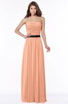 ColsBM Jaliyah Salmon Mature A-line Strapless Zip up Chiffon Bridesmaid Dresses