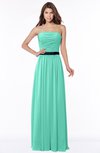 ColsBM Jaliyah Seafoam Green Mature A-line Strapless Zip up Chiffon Bridesmaid Dresses