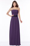 ColsBM Jaliyah Violet Mature A-line Strapless Zip up Chiffon Bridesmaid Dresses