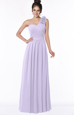 ColsBM Elisa Fair Green Simple A-line One Shoulder Half Backless Chiffon Flower Bridesmaid Dresses