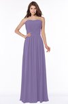 ColsBM Danna Chalk Violet Modern A-line Strapless Sleeveless Floor Length Bridesmaid Dresses
