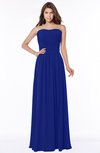ColsBM Danna Electric Blue Modern A-line Strapless Sleeveless Floor Length Bridesmaid Dresses