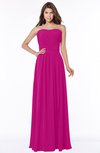 ColsBM Danna Hot Pink Modern A-line Strapless Sleeveless Floor Length Bridesmaid Dresses